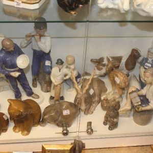 Diverse figurer fra B&G, Royal Copenhagen & Knud basse