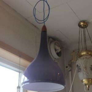 Glas loftslampe